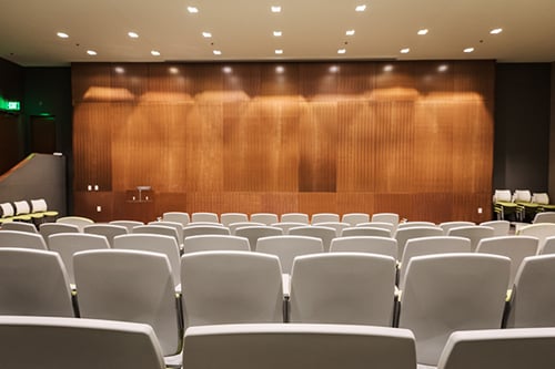 aula vacía sala de conferencias